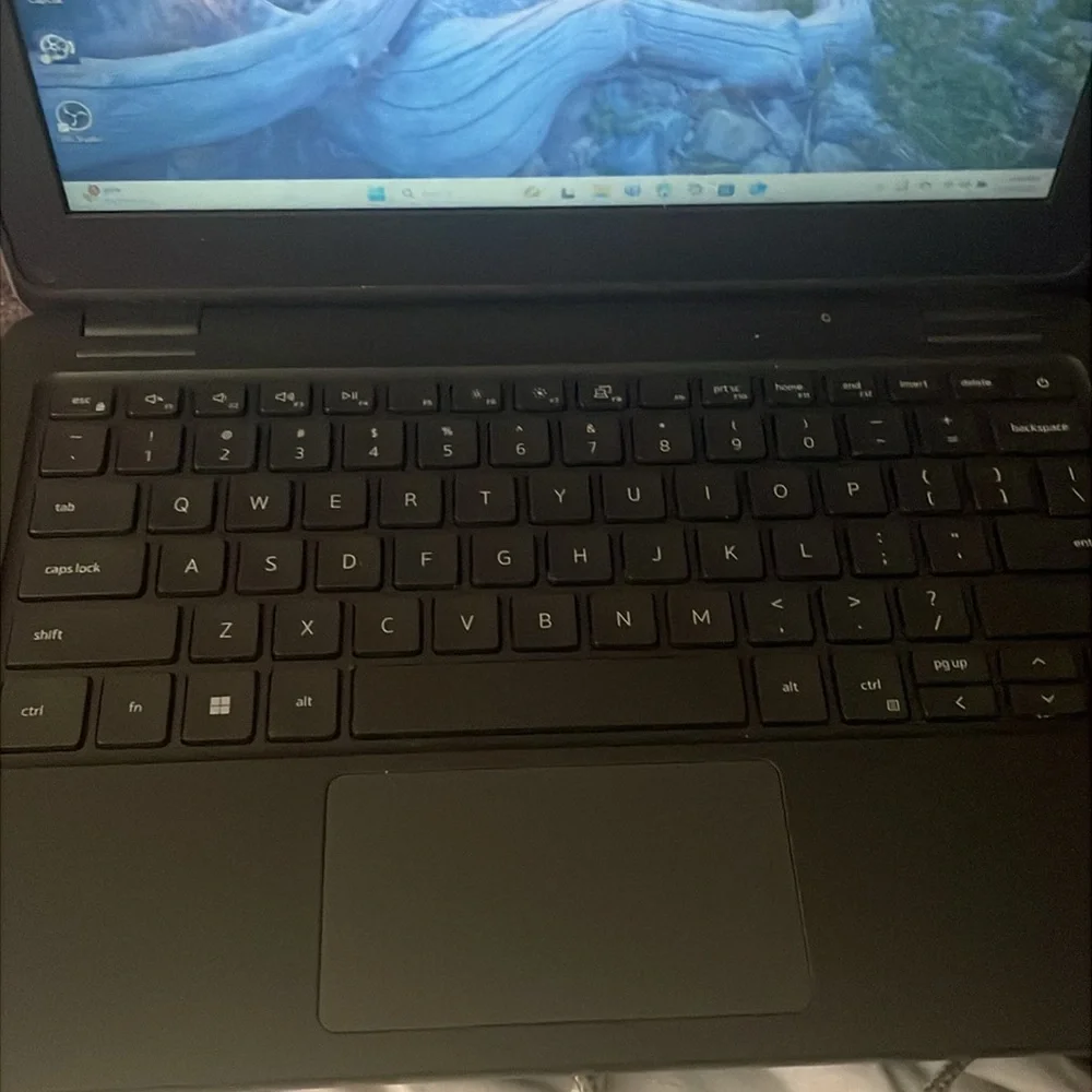 Dell Black Laptop Sleek Design with Textured Finish